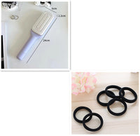 Effortless Hair Care: 4-in-1 Self-Cleaning Rotating Hairbrush