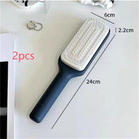 Effortless Hair Care: 4-in-1 Self-Cleaning Rotating Hairbrush