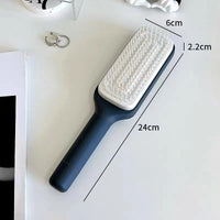 Effortless Hair Care: 4-in-1 Self-Cleaning Rotating Hairbrush