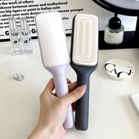 Effortless Hair Care: 4-in-1 Self-Cleaning Rotating Hairbrush
